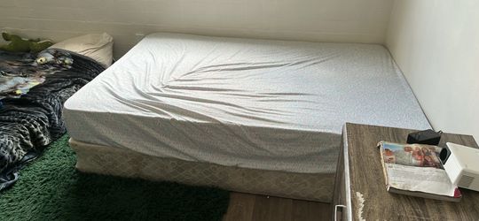 Firm full bed with box spring