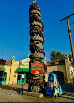 Disneyland Christmas Decorations used in Carsland