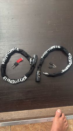 2 x kryptonite locks