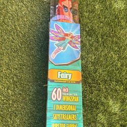 X-Kite FAIRY Supersized 3D-Nylon Kite 60" Wingspan w/Triwinder & line