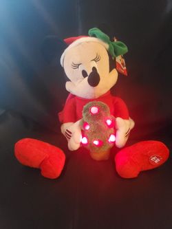 Disneys Minnie Mouse Dances and sings We Wish You A Merry Christmas Brand New with Tag