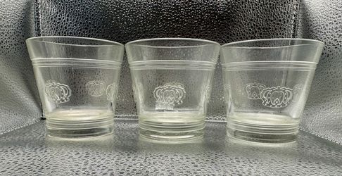 Crown Royal Whisky Rocks Glasses Set of 3