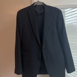 Full Men’s Suit Dark Blue Modern 