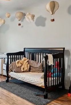 Crib toddler bed