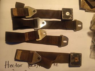 Corvette C2 Seat Belts 63 To 67 L79 L88 Fuelie  Car Parts 