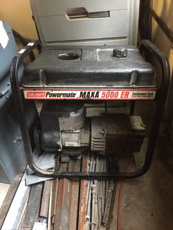 Coleman Powermate MAXA 5000 ER Electric Generator
