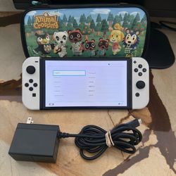 Nintendo Switch Oled With Charger
