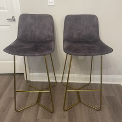 Gold Bar Stool Chairs