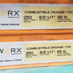 8.5x11 Cover Paper For Printing Florescent Color