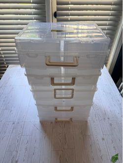 5-17Pc Crafting/Collector Photo Keeper Containers With 16 Cases Inside