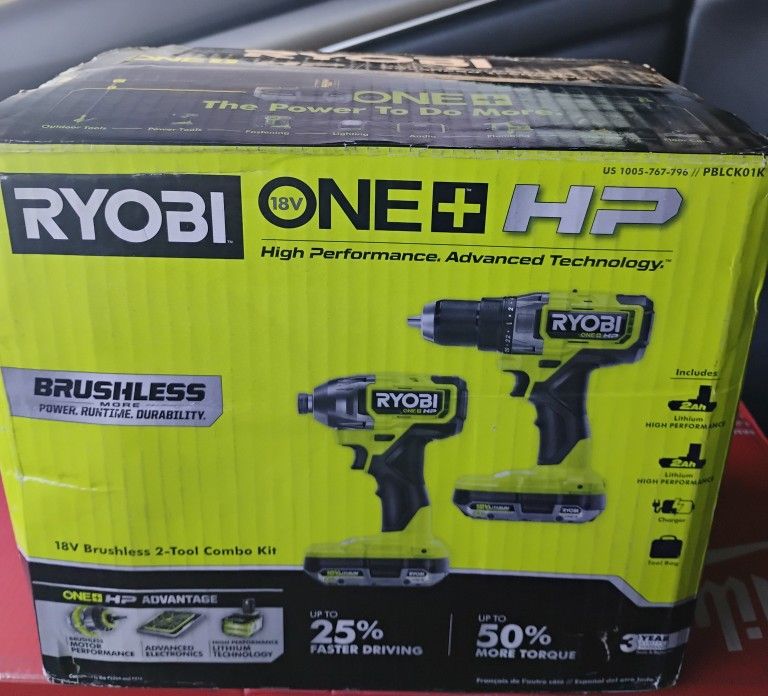 Ryobi Impact And Drill