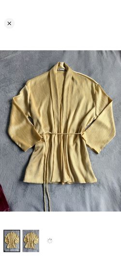 Zara Mustard Yellow Wrap Blouse – Brand New 💛