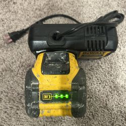 dewalt battery used charger included 