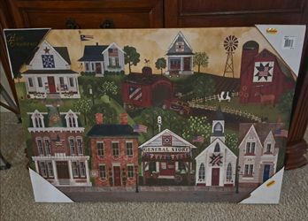 Canvas Print Picture, 24 x 36, Hand Embellished