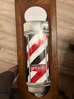 Uppercut Deluxe Barber Pole Skateboard Deck