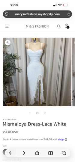 Mismaloya White Lace Maxi Dress