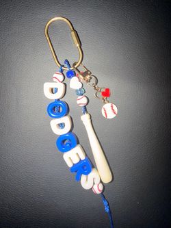 Dodgers key chain