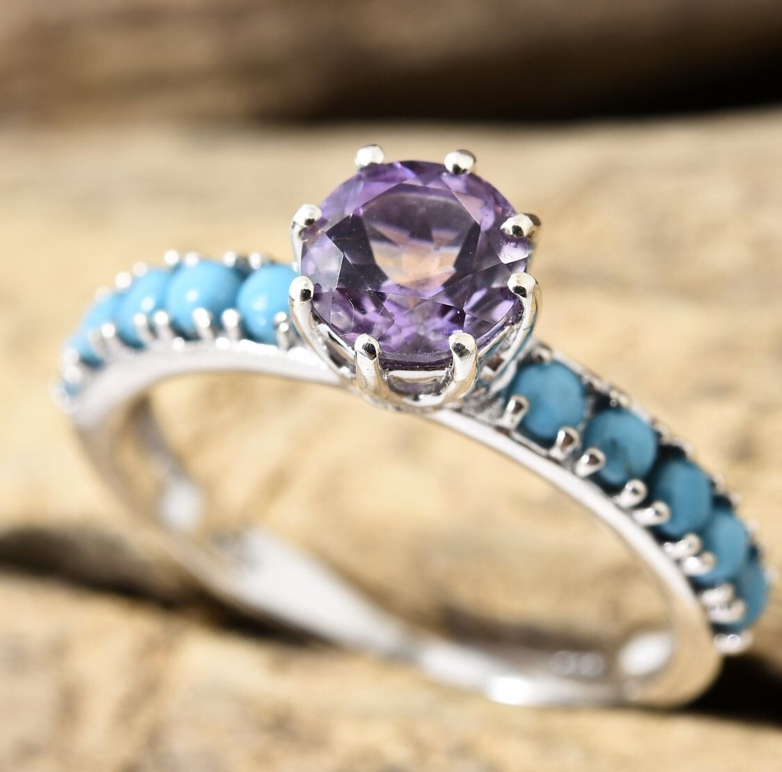 Sleeping beauty turquoise ring