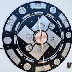 Handmade Custom Clock Cnc Plasma Cut