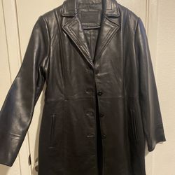 Female Leather Coat