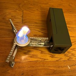 Portable foldable compact gas butane stove for table hot pot or camping