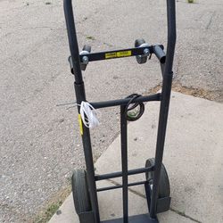 Milwaukee 800 lb. Capacity 2-in-1 Convertible Hand Truck W/10" Pneumatic Tires