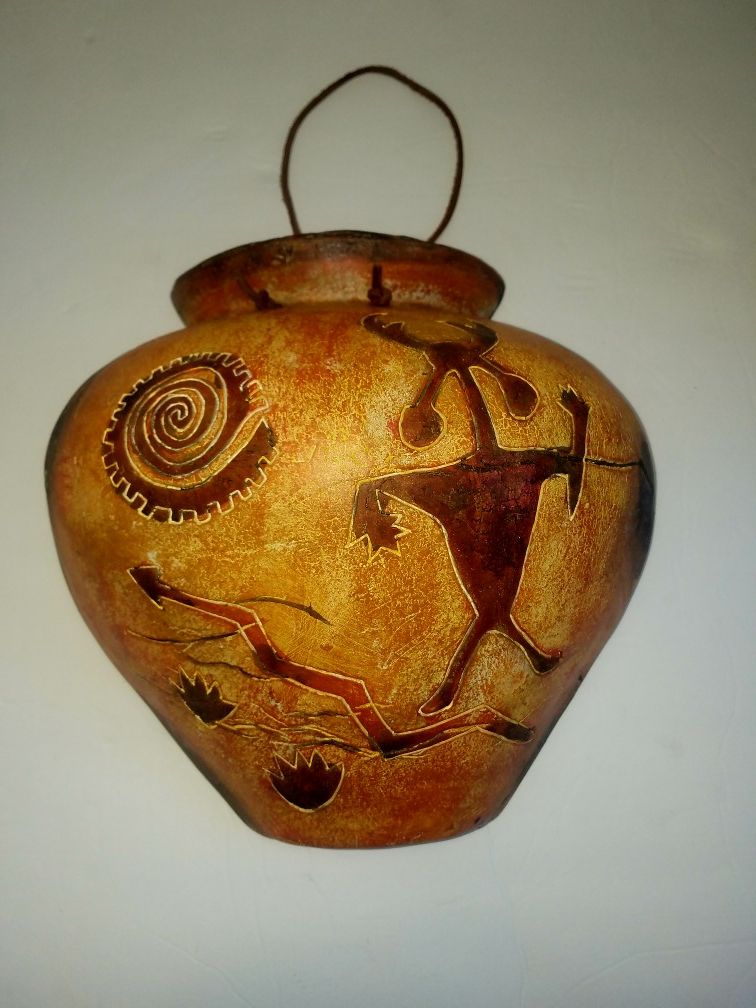 Ceramic indian pottery wall hanger