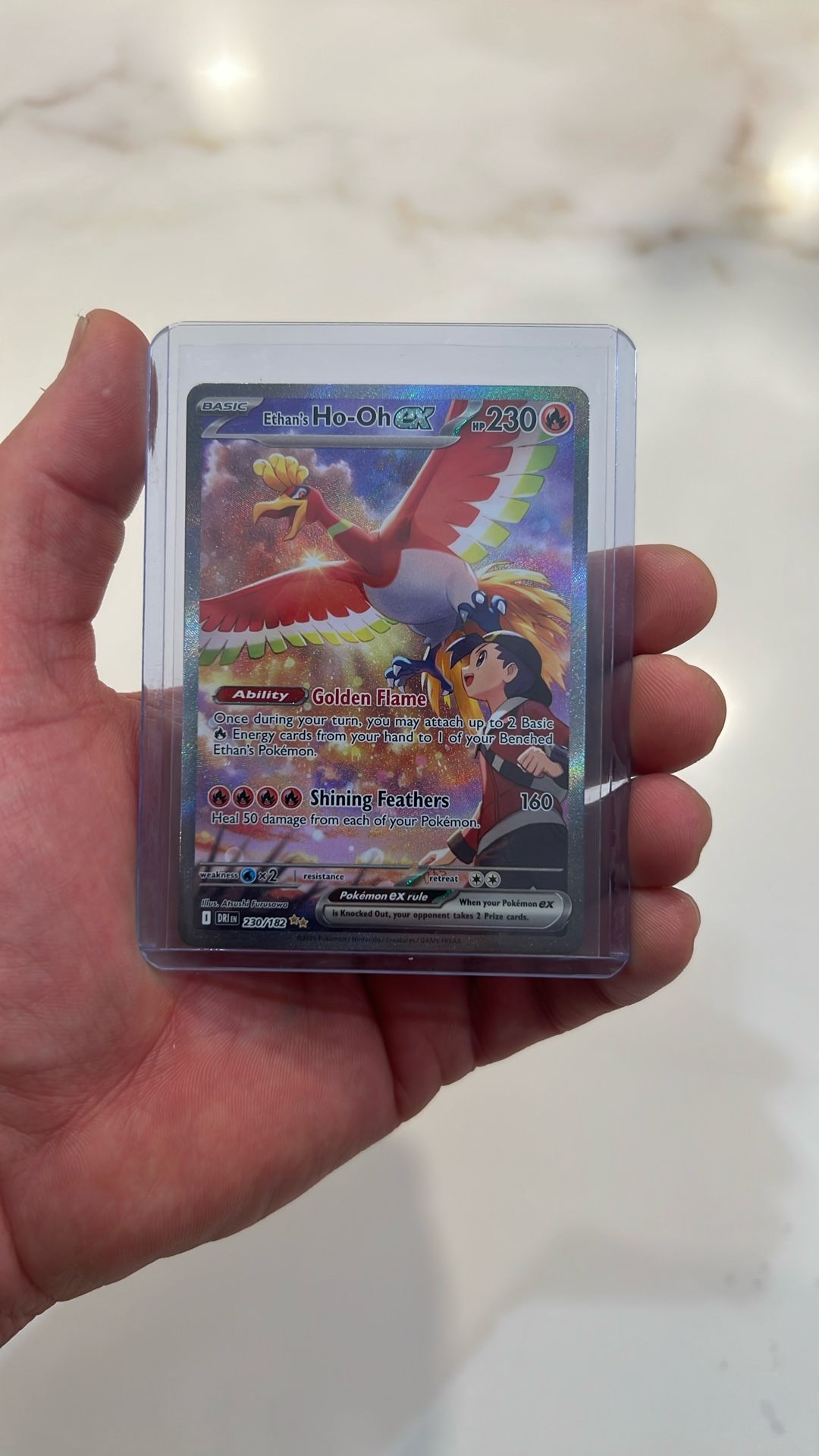 Pokémon Card - Ho-Oh Illustration Rare ex