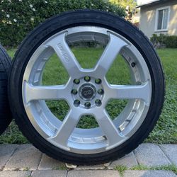 ENKEI Universal 4 Lug Nut Rims & TIRES/ Universal Rines & LLANTAS De 4 birlos