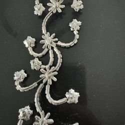 Sparkly Piece With Rings To Put Wire Through