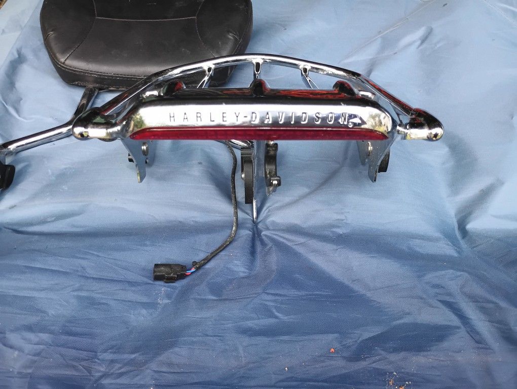 Harley Davidson Luggage Rack And Sissy Bar