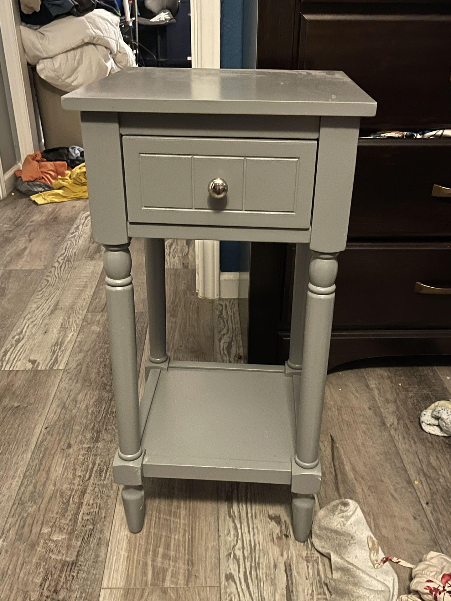 Gray End Table 