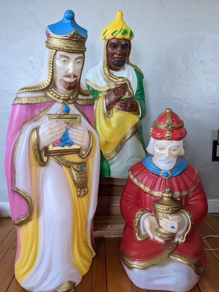 Empire Nativity Wise Men Blow Molds-Set Of 3 Christmas holiday decor