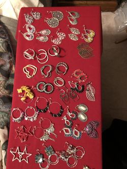 Lot Of 30+ Pairs New Earrings-$50 For All 