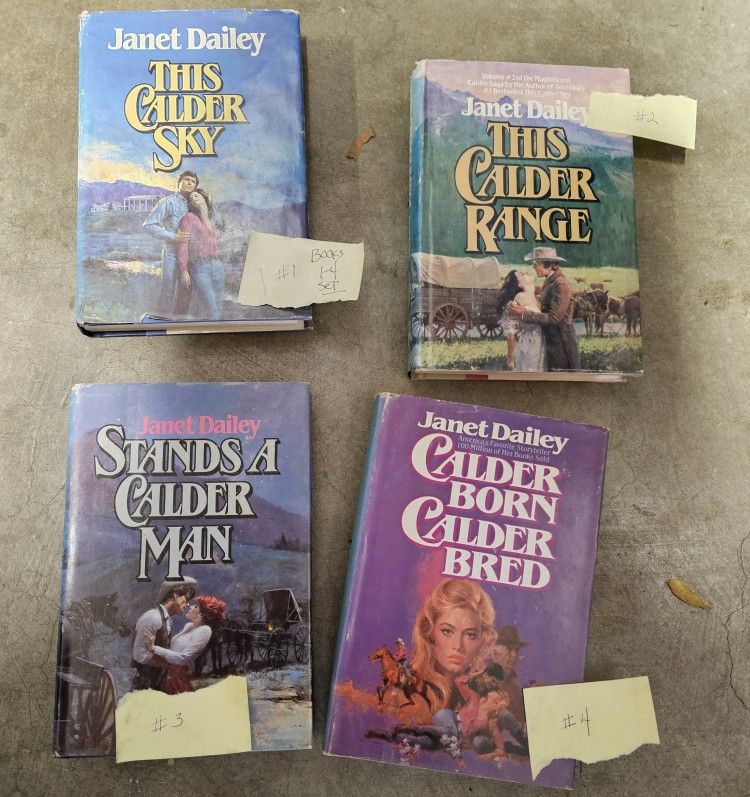 Janet Dailey Books - 1 - 4 - Set - $5.00/all
