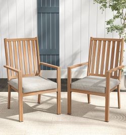 Sale♦️Set of 2 Aluminum Outdoor Chairs with cushions