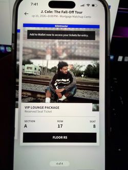J Cole The Fall -Off Tour Tickets