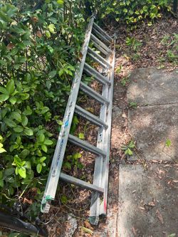 Ladders 16’ “D” rungs heavy latches great feet $$110 residential one $75 6’ step $25 5’ step $20 cash Post Digger $30