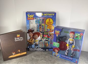 Toy Story Bundle – Book, Activity Set & Jessie Figure