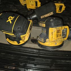 DEWALT XR BRUSHLESS SANDERS 20V EACH ONE $50 DOLLARS