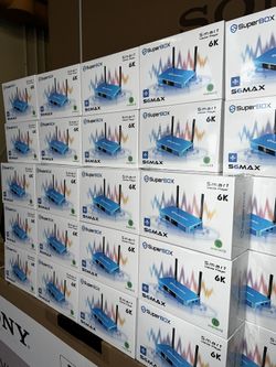 SUPERBOX SUPER BOX S6 MAX S6MAX S6 ULTRA 1 YEAR WARRANTY WHOLESALE AVAILABILITY PRICE VARYS ON QTY