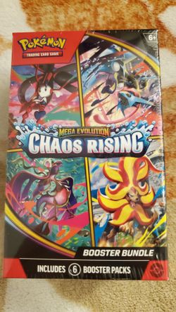 Pokémon Trading Card Game: Mega Evolution Chaos Rising Booster Bundle