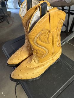 Boys Ostrich Boots