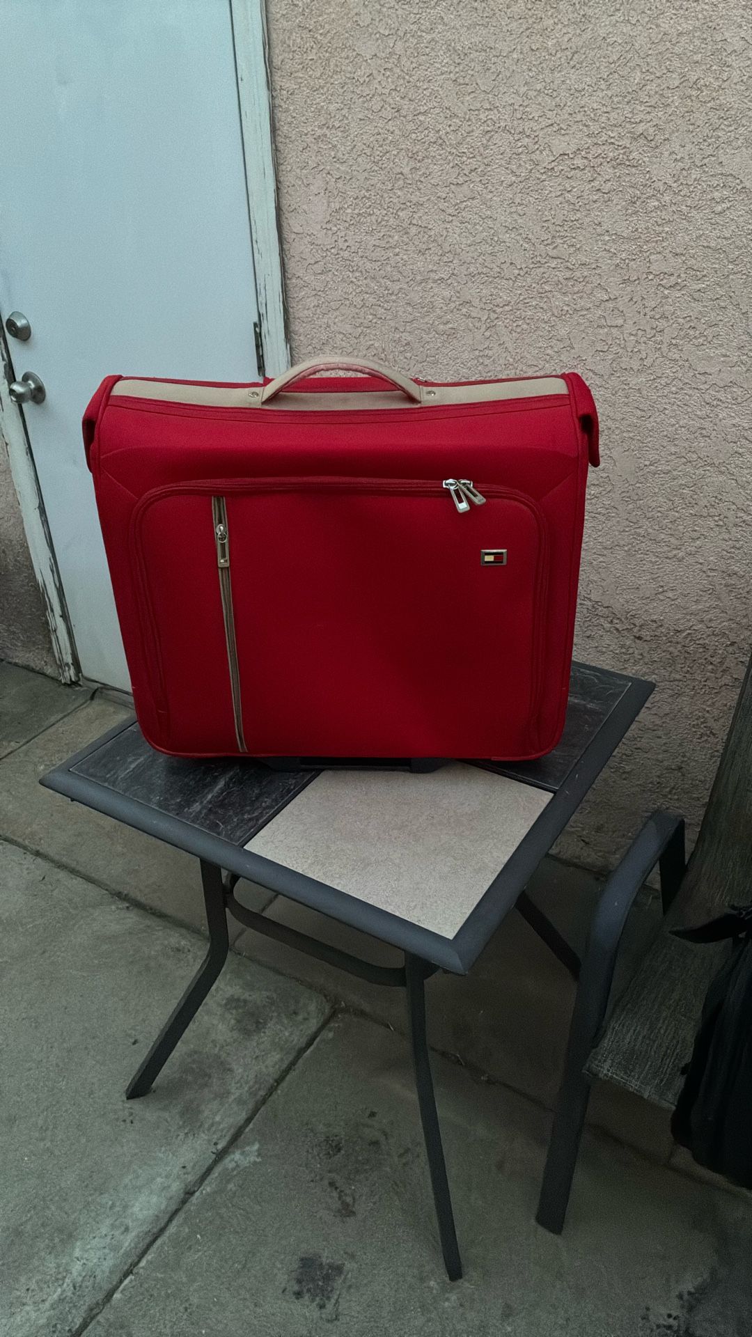 Luggage Suitcase Red Tommy Hilfiger