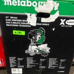 Metabo 12in Slide Compound Miter Saw