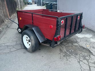 Red trailer