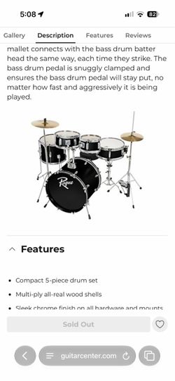 Kids drum set