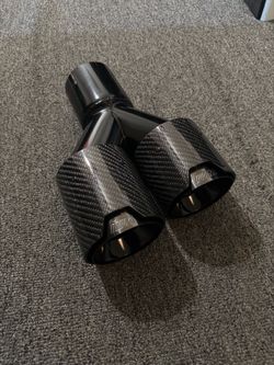 M Performance Carbon Fiber Dual Exhaust Tips 76mm