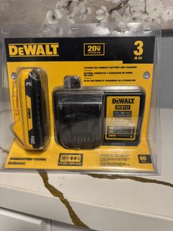 DeWalt 3AH Battery And Charger