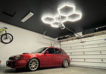 5 hexagons light